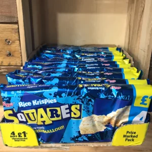 【New user benefits】44x Kellogg’s Rice Krispies Marshmallow Squares bar (11×4 Bars)