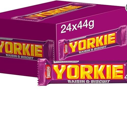 Nestlé Yorkie Raisin and Biscuit Milk Chocolate Bars, 24 x 44 g