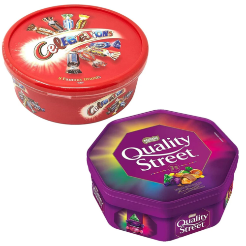ANGIX Celebrations Chocolates & Quality Street Chocolates Christmas Gift Party