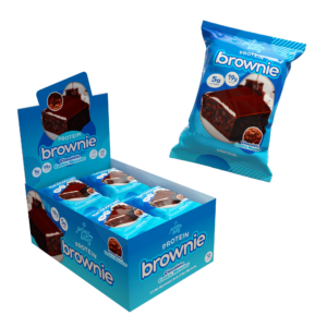 Chocolate Cookie Monster, 12 Count Prime Bites Protein Brownie with 19g Protein and 5g Collagen